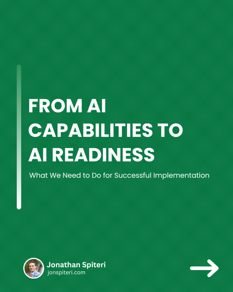 From AI Capabilities to AI Readiness